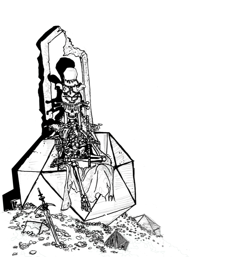 FMC cover by Gus, a skeleton on a d20