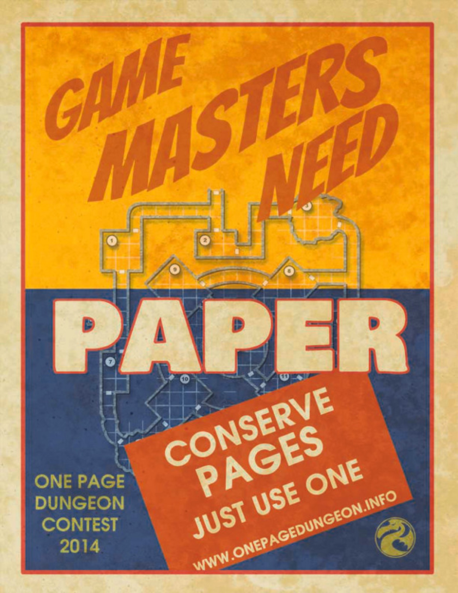 One Page Dungeon Flyer