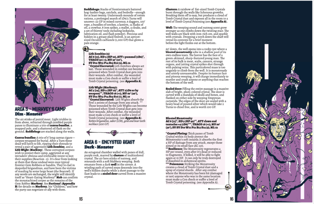 Tomb Robbers Of The Crystal Frontier Spread