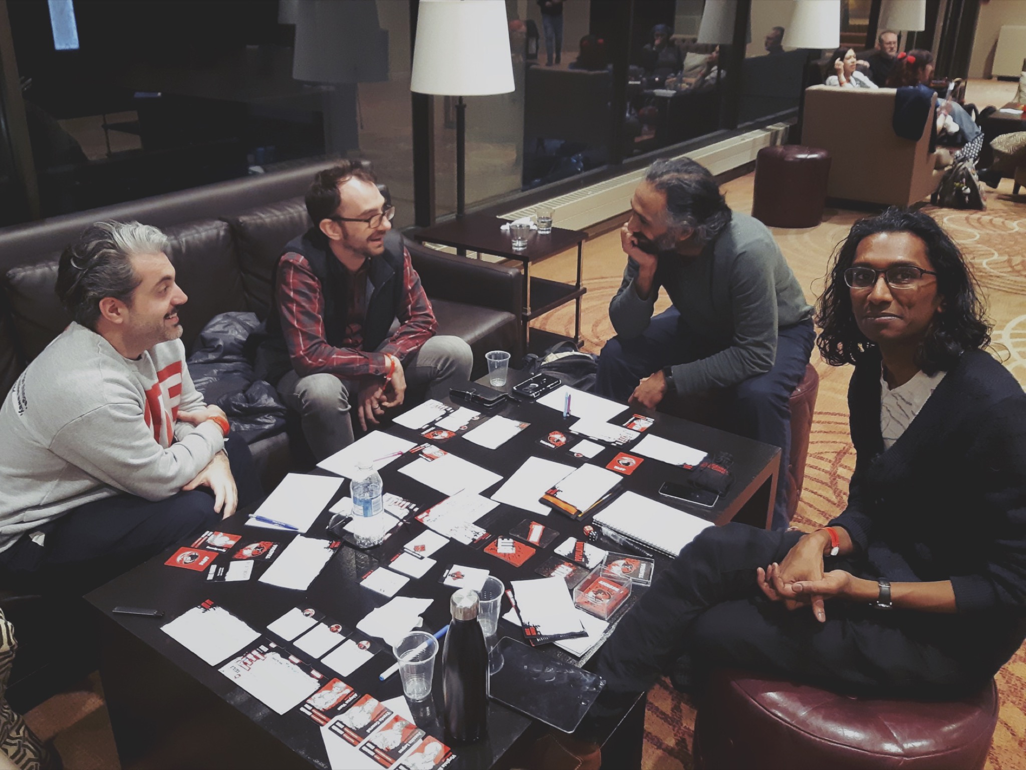 In the middle of our Zombie World game